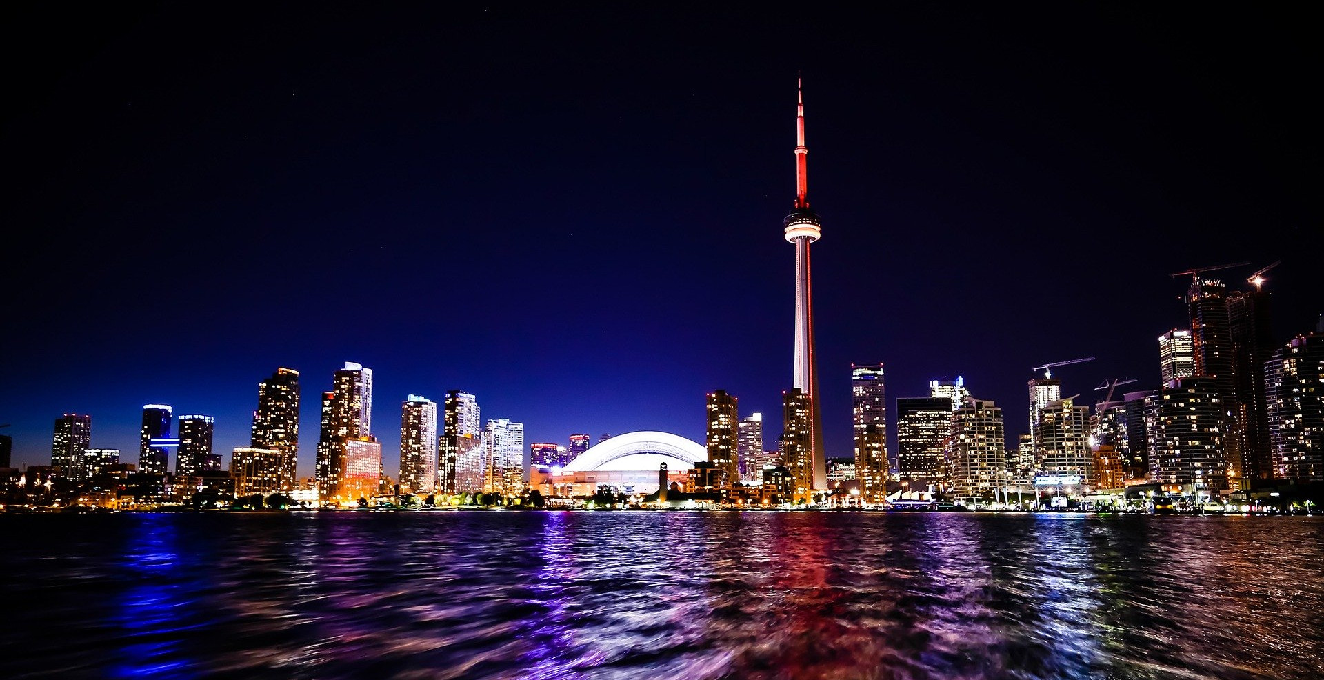 Image of Toronto Waterfront at night